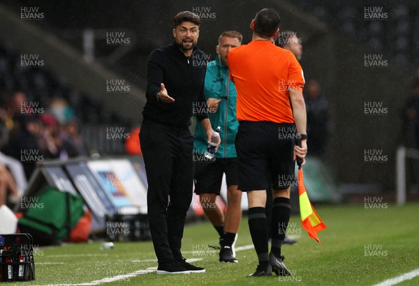 030922 - Swansea City v Queens Park Rangers - SkyBet Championship - Swansea City Manager Russell Martin