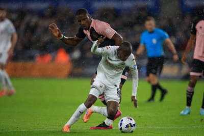 221025 - Swansea City v Queens Park Rangers - Sky Bet Championship - Malick Yalcouye of Swansea City