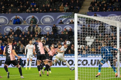 221025 - Swansea City v Queens Park Rangers - Sky Bet Championship - Zan Vipotnik of Swansea City