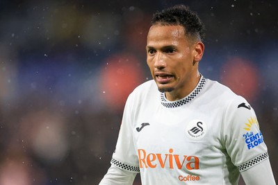 221025 - Swansea City v Queens Park Rangers - Sky Bet Championship - Ronald of Swansea City