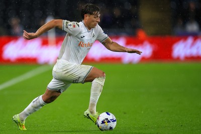 221025 - Swansea City v Queens Park Rangers - Sky Bet Championship - Goncalo Franco of Swansea City
