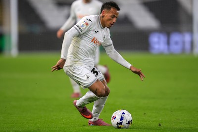221025 - Swansea City v Queens Park Rangers - Sky Bet Championship - Ronald of Swansea City