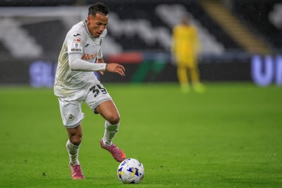 221025 - Swansea City v Queens Park Rangers - Sky Bet Championship - Ronald of Swansea City