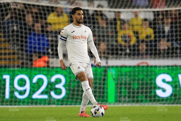 221025 - Swansea City v Queens Park Rangers - Sky Bet Championship - Ben Cabango of Swansea City