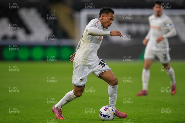 221025 - Swansea City v Queens Park Rangers - Sky Bet Championship - Ronald of Swansea City