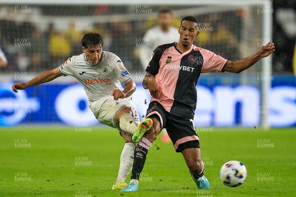 221025 - Swansea City v Queens Park Rangers - Sky Bet Championship - Goncalo Franco of Swansea City