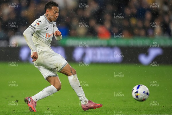 221025 - Swansea City v Queens Park Rangers - Sky Bet Championship - Ronald of Swansea City