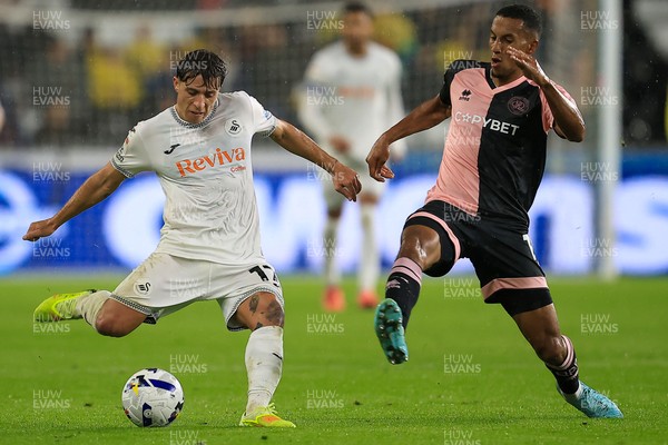 221025 - Swansea City v Queens Park Rangers - Sky Bet Championship - Goncalo Franco of Swansea City