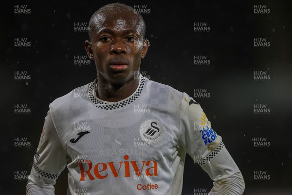 221025 - Swansea City v Queens Park Rangers - Sky Bet Championship - Malick Yalcouye of Swansea City