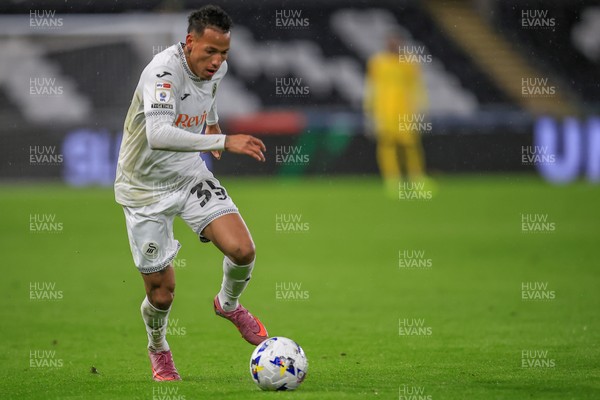 221025 - Swansea City v Queens Park Rangers - Sky Bet Championship - Ronald of Swansea City