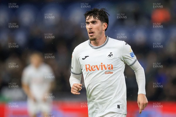 221025 - Swansea City v Queens Park Rangers - Sky Bet Championship - Josh Key of Swansea City