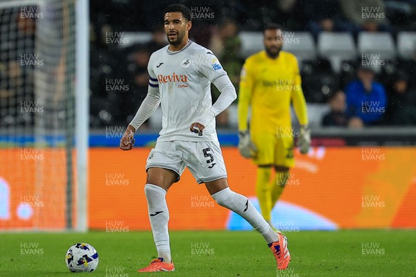 221025 - Swansea City v Queens Park Rangers - Sky Bet Championship - Ben Cabango of Swansea City