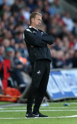 290918 - Swansea City v Queens Park Rangers - SkyBet Championship - Swansea City Manager Graham Potter