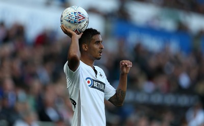 290918 - Swansea City v Queens Park Rangers - SkyBet Championship - Kyle Naughton of Swansea City