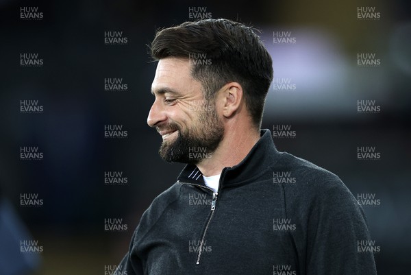 181022 - Swansea City v Reading - SkyBet Championship - Swansea City Manager Russell Martin