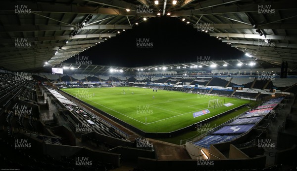 301220 - Swansea City v Reading, Sky Bet Championship - A general view of the Liberty Stadium which has had a new pitch laid after the poor condition of the previous one was criticised