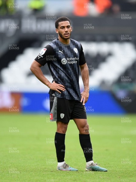 130424 - Swansea City v Rotherham United - Sky Bet Championship - Andy Rinomhota of Rotherham looking dejected after scoring an own goal