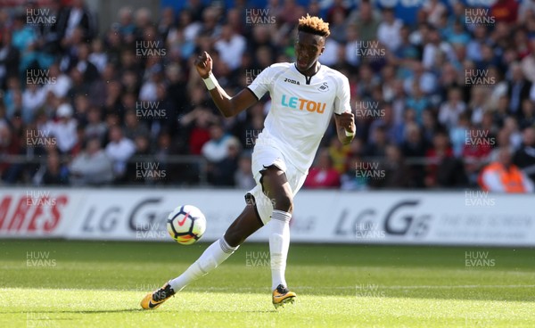 050817 - Swansea City v Sampdoria - Pre Season Friendly - Tammy Abraham of Swansea runs with the ball