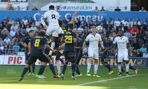 050817 - Swansea City v Sampdoria - Pre Season Friendly - Leroy Fer of Swansea scores a goal