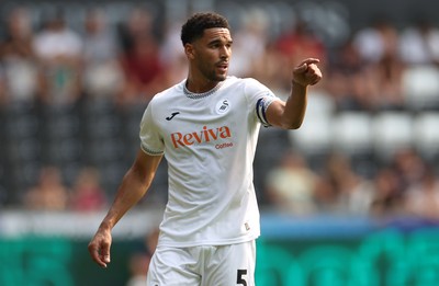 160825 - Swansea City v Sheffield United - SkyBet Championship - Ben Cabango of Swansea City 