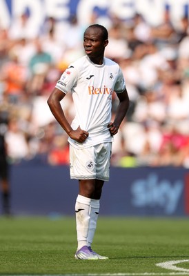 160825 - Swansea City v Sheffield United - SkyBet Championship - Malick Yalcouye of Swansea City 