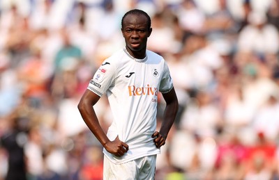 160825 - Swansea City v Sheffield United - SkyBet Championship - Malick Yalcouye of Swansea City 