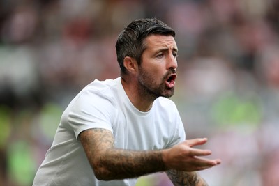 160825 - Swansea City v Sheffield United - SkyBet Championship - Swansea City Manager Alan Sheehan 