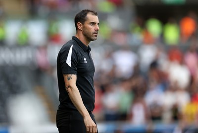 160825 - Swansea City v Sheffield United - SkyBet Championship - Sheffield United Manager Ruben Selles 