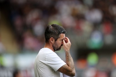 160825 - Swansea City v Sheffield United - SkyBet Championship - Swansea City Manager Alan Sheehan 