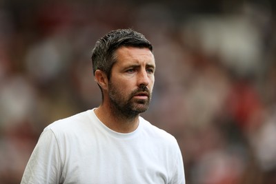 160825 - Swansea City v Sheffield United - SkyBet Championship - Swansea City Manager Alan Sheehan 
