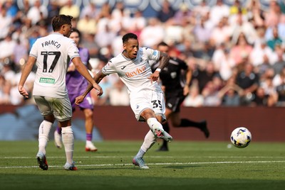 160825 - Swansea City v Sheffield United - SkyBet Championship - Ronald of Swansea City scores a goal