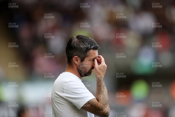 160825 - Swansea City v Sheffield United - SkyBet Championship - Swansea City Manager Alan Sheehan 