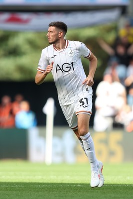 220826 - Swansea City v Sheffield United - Sky Bet Championship - Ross Stewart of Swansea City makes his debut