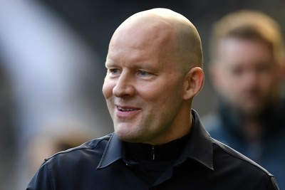 080226 - Swansea City v Sheffield Wednesday - Sky Bet Championship - Henrik Pedersen, Sheffield Wednesday Manager