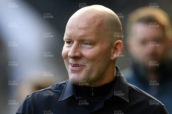 080226 - Swansea City v Sheffield Wednesday - Sky Bet Championship - Henrik Pedersen, Sheffield Wednesday Manager