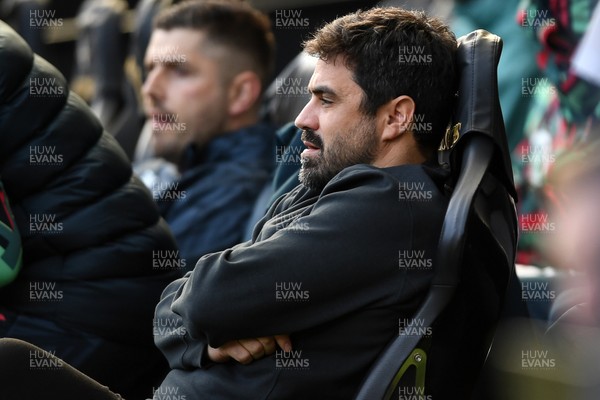 080226 - Swansea City v Sheffield Wednesday - Sky Bet Championship - Vitor Matos, Swansea Head Coach