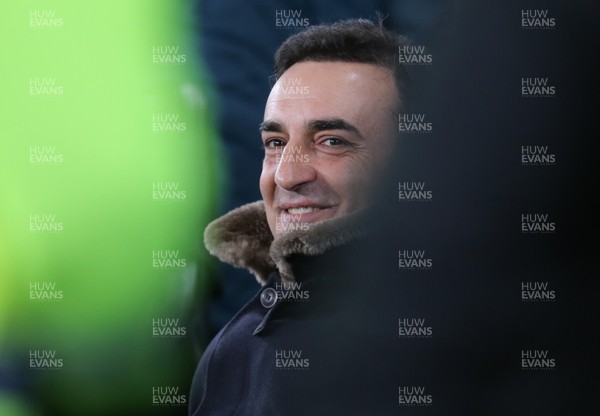 270218 - Swansea City v Sheffield Wednesday, FA Cup Fifth Round Replay - Swansea City manager Carlos Carvalhal at the start of the match