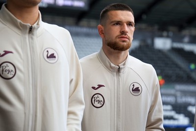 180426 - Swansea City v Southampton - Sky Bet Championship - Zan Vipotnik of Swansea City