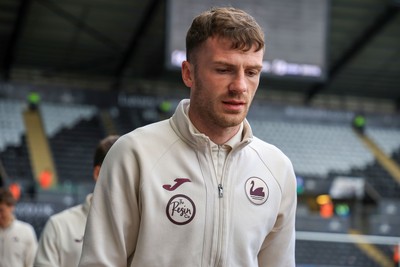 180426 - Swansea City v Southampton - Sky Bet Championship - Josh Tymon of Swansea City