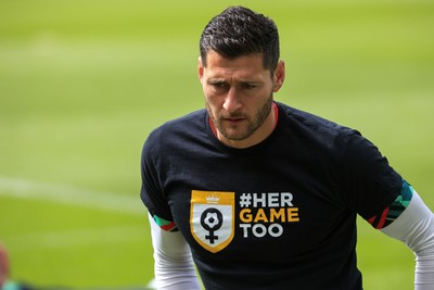 180426 - Swansea City v Southampton - Sky Bet Championship - Joel Ward of Swansea City