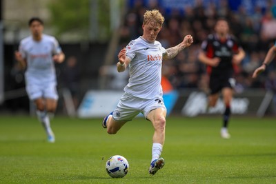 180426 - Swansea City v Southampton - Sky Bet Championship - Melker Widell of Swansea City