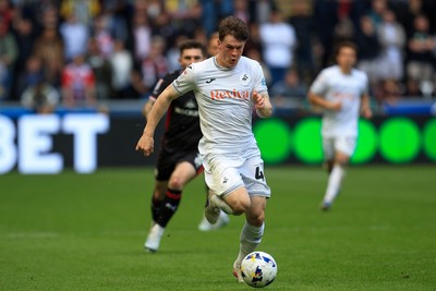 180426 - Swansea City v Southampton - Sky Bet Championship - Sam Parker of Swansea City