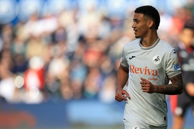 180426 - Swansea City v Southampton - Sky Bet Championship - Gustavo Nunes of Swansea City