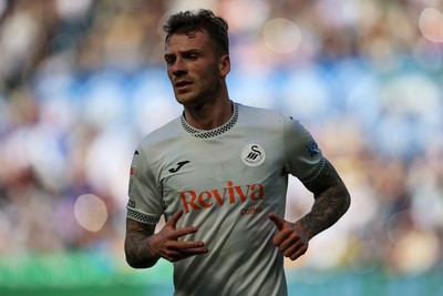 180426 - Swansea City v Southampton - Sky Bet Championship - Josh Tymon of Swansea City