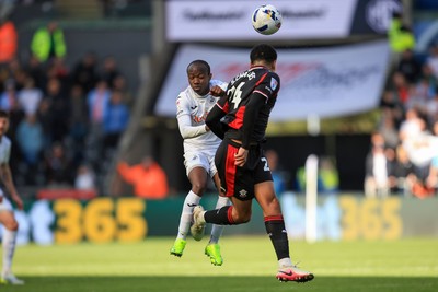 180426 - Swansea City v Southampton - Sky Bet Championship - Malick Yalcouye of Swansea City