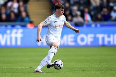180426 - Swansea City v Southampton - Sky Bet Championship - Sam Parker of Swansea City