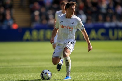 180426 - Swansea City v Southampton - Sky Bet Championship - Goncalo Franco of Swansea City