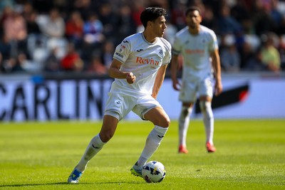 180426 - Swansea City v Southampton - Sky Bet Championship - Marko Stamenic of Swansea City