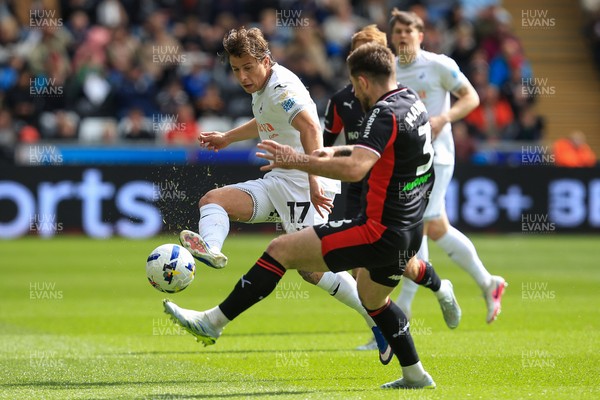 180426 - Swansea City v Southampton - Sky Bet Championship - Goncalo Franco of Swansea City