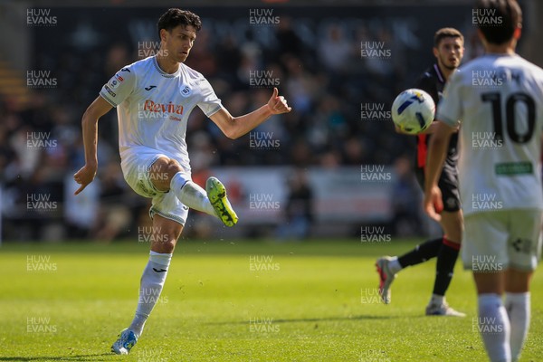 180426 - Swansea City v Southampton - Sky Bet Championship - Marko Stamenic of Swansea City